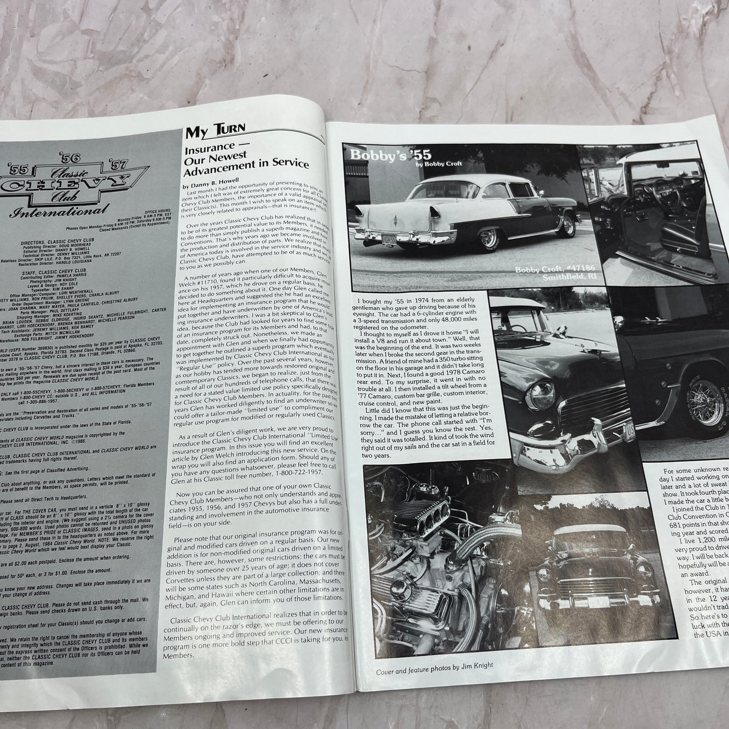 Fuel Injection - '55, '56, '57 Classic Chevy World Magazine - Jun 1986 M31