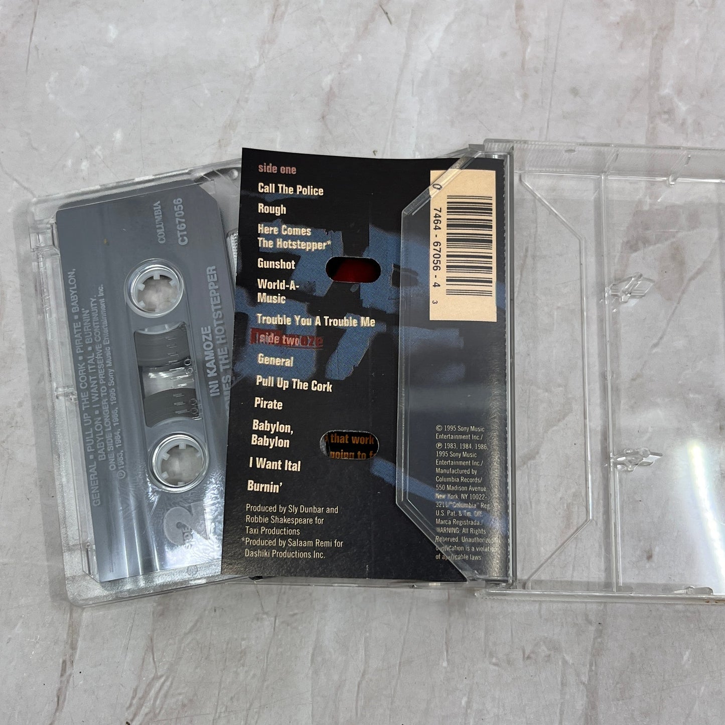 Ini Kamoze - Here Comes the Hotstepper - Cassette Tape TH9-C2