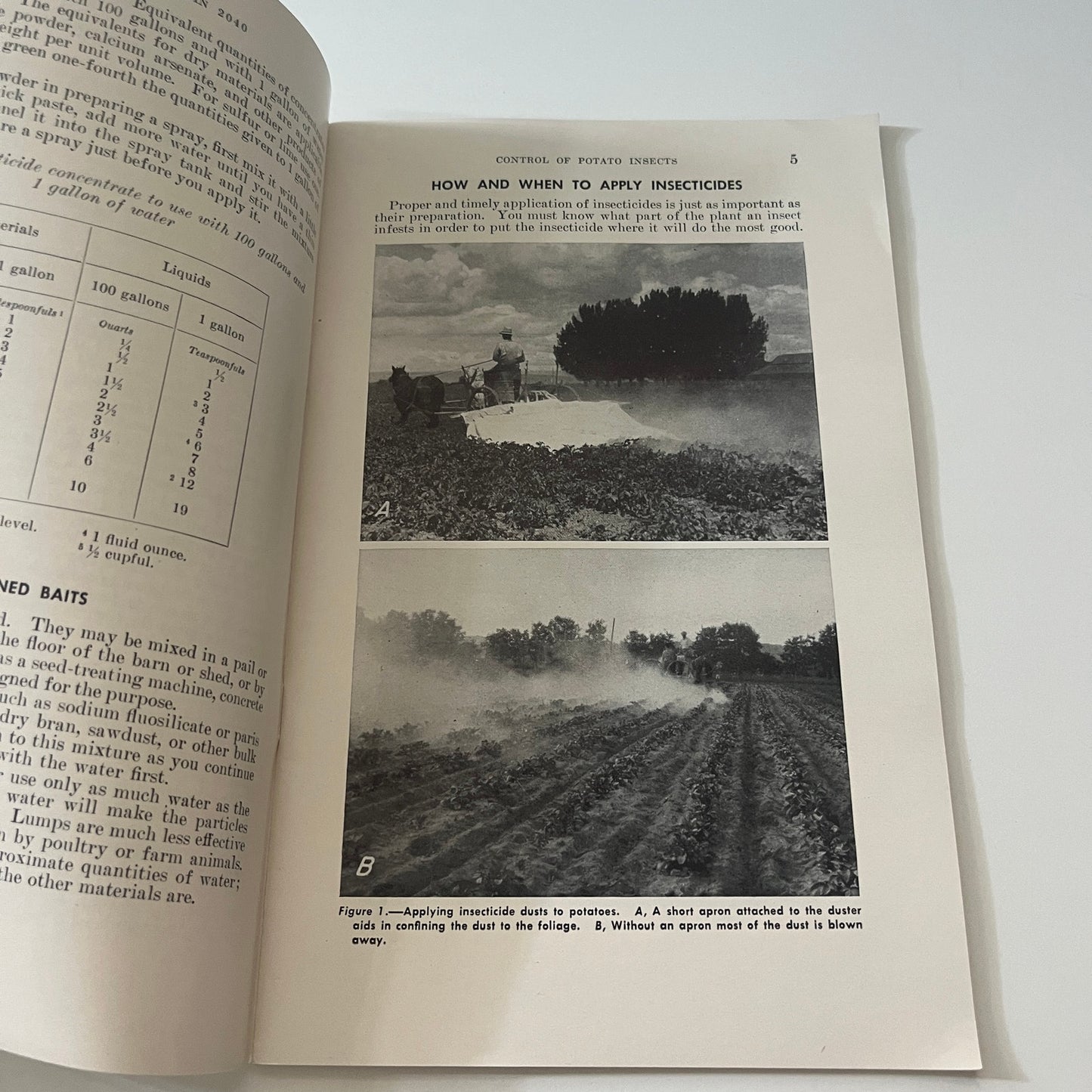 Control of Potato Insects 1952 Dept Agriculture Farmers Bulletin Booklet TK2-XB1