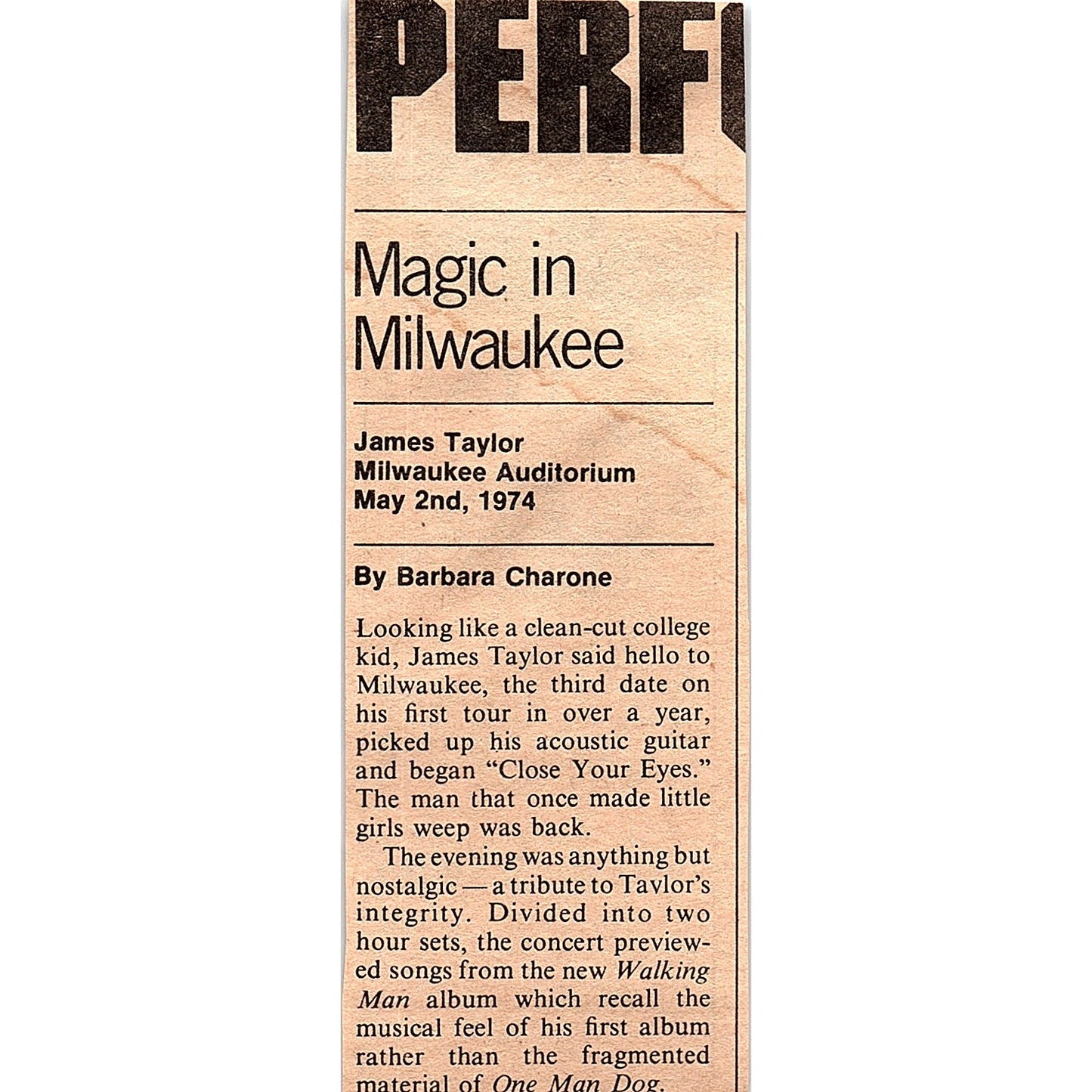 Charlie Hayes' Salon Ferrari Riverside Santa Ana CA 2x5 1974 Ad AF6-18