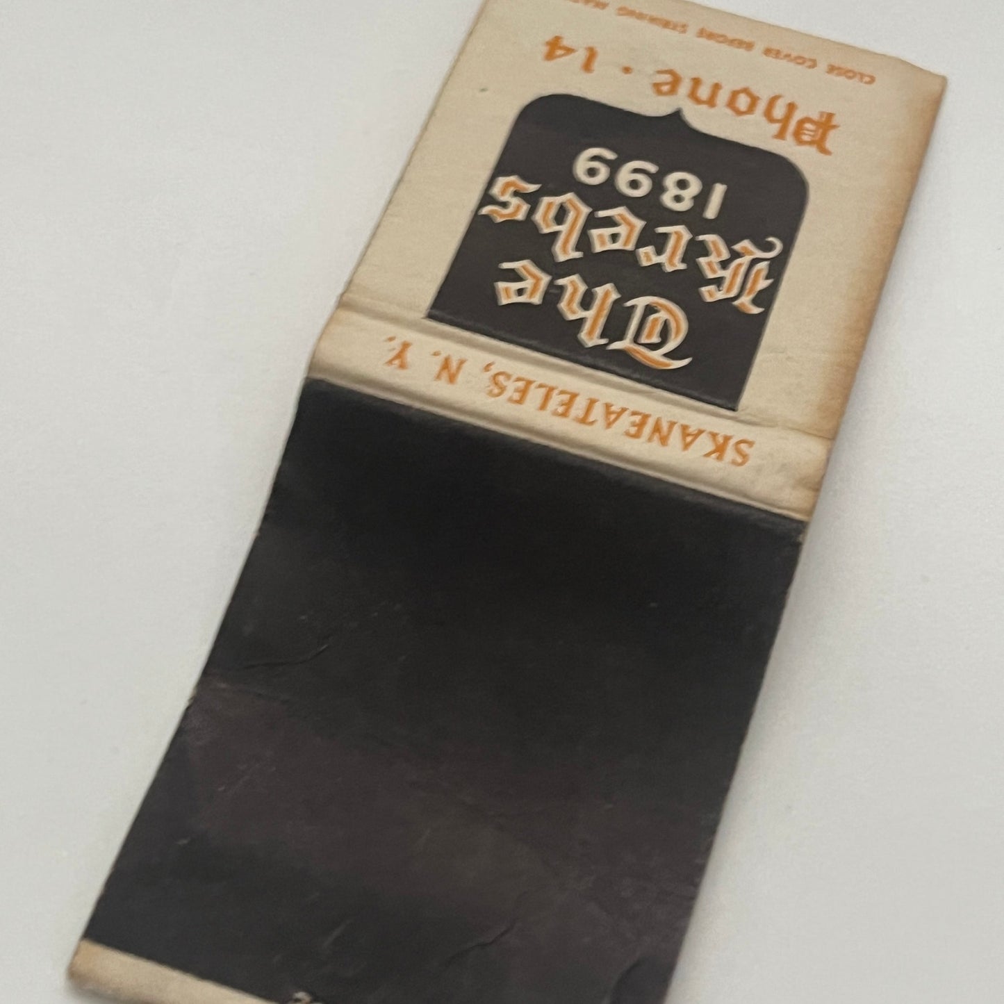 The Krebs 1899 Skaneateles NY Vintage Matchbook Cover MM4-1