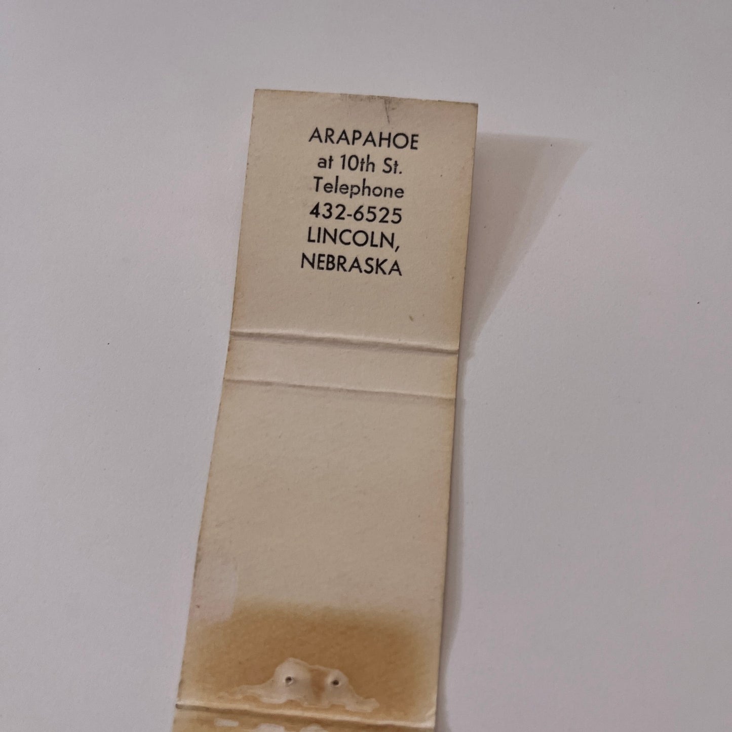 Black Coach Supper Club Lincoln NE Vintage Matchbook Cover TB6-MB1-15