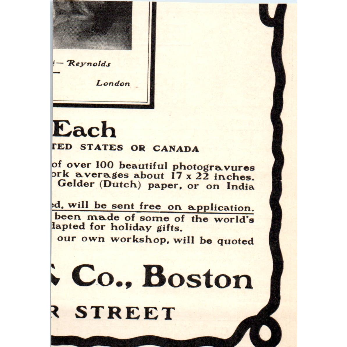 The Chaffee Studio Watercolors Platinums Photographs c1905 Victorian Ad AE9-MA6