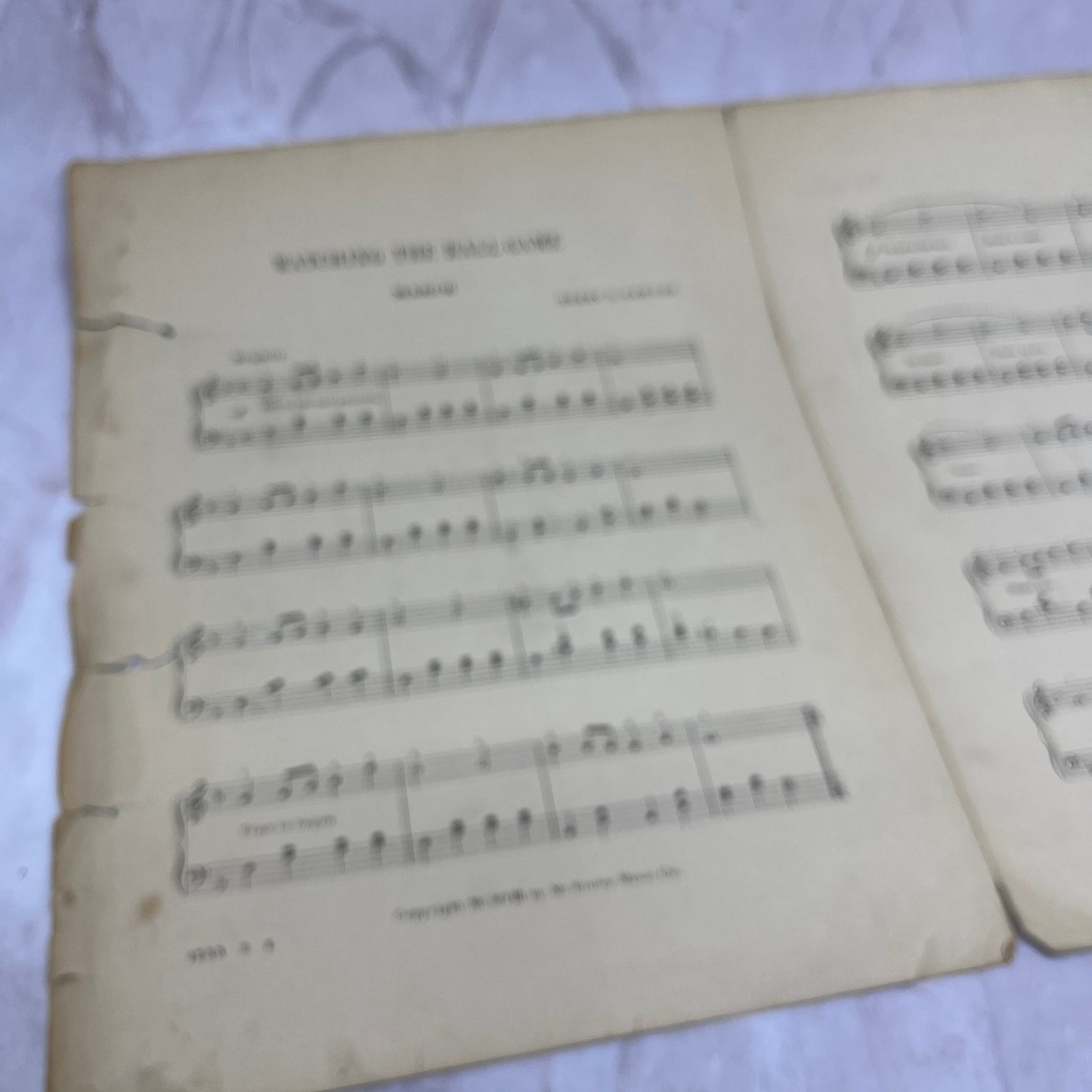 1908 Vacation Days Watching the Ball Game Henry Sawyer Antique Sheet Music Ti5