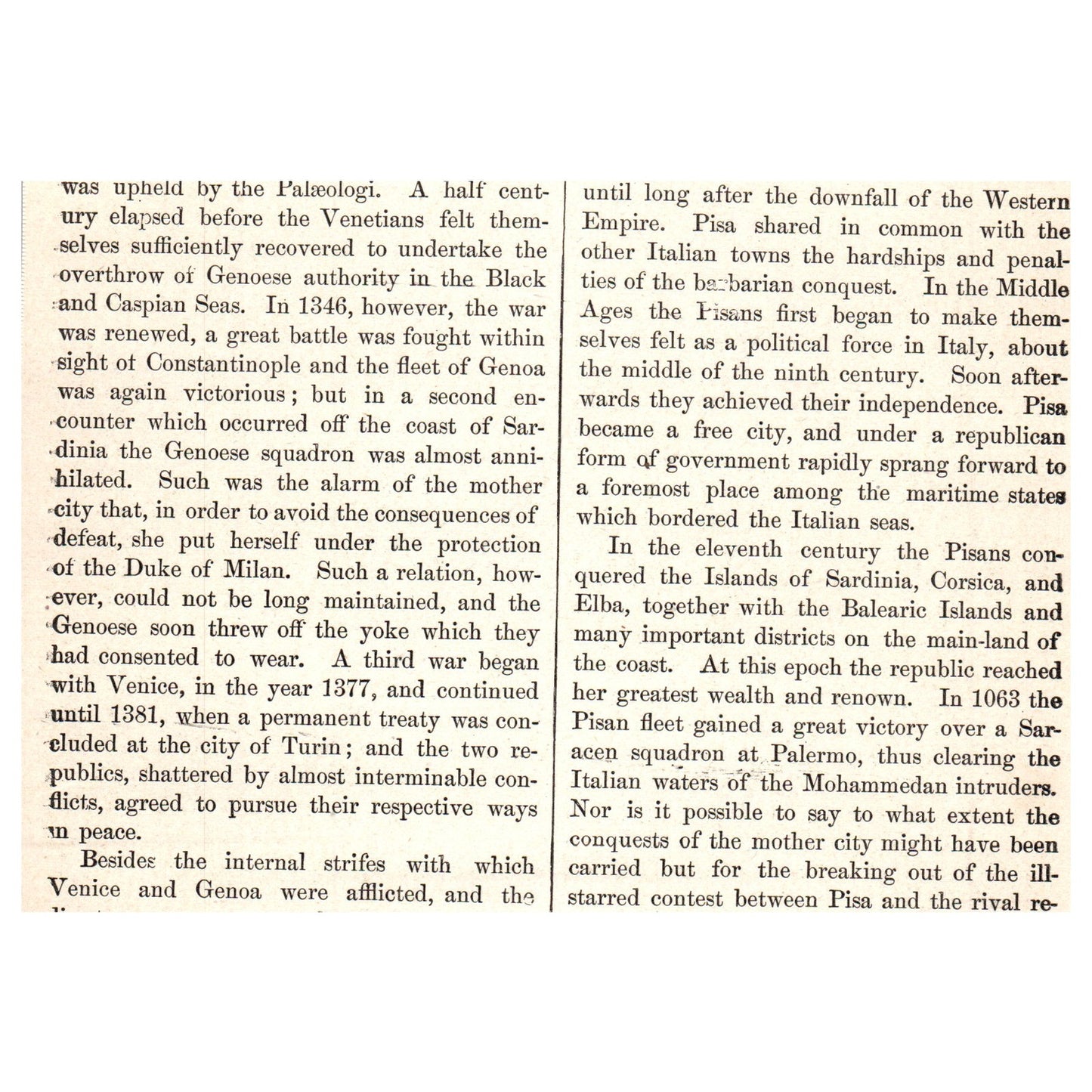 Cathedral of Pisa and Leaning Tower 1911 Engraving Print AF5-7