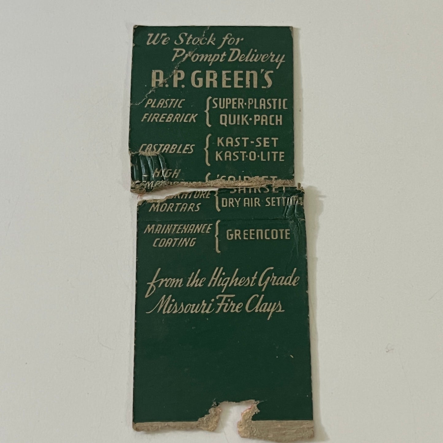 The E.J. Bartells Company Portland Oregon c1940 Matchbook Cover MM15-2