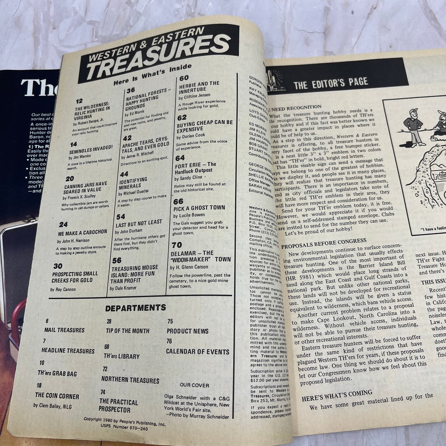 1980 Sept - Western & Eastern Treasures Magazine - Treasure Hunting Gold M13
