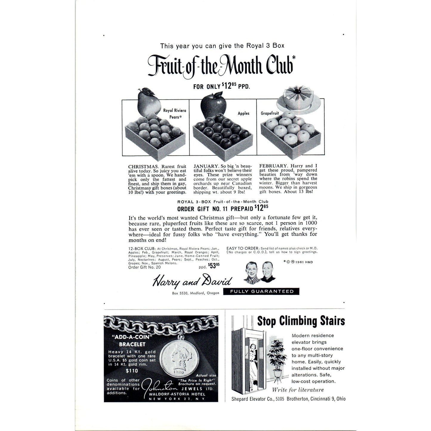 Goodyear Tires - More Traction When it Snows - Vintage Magazine Ad D18