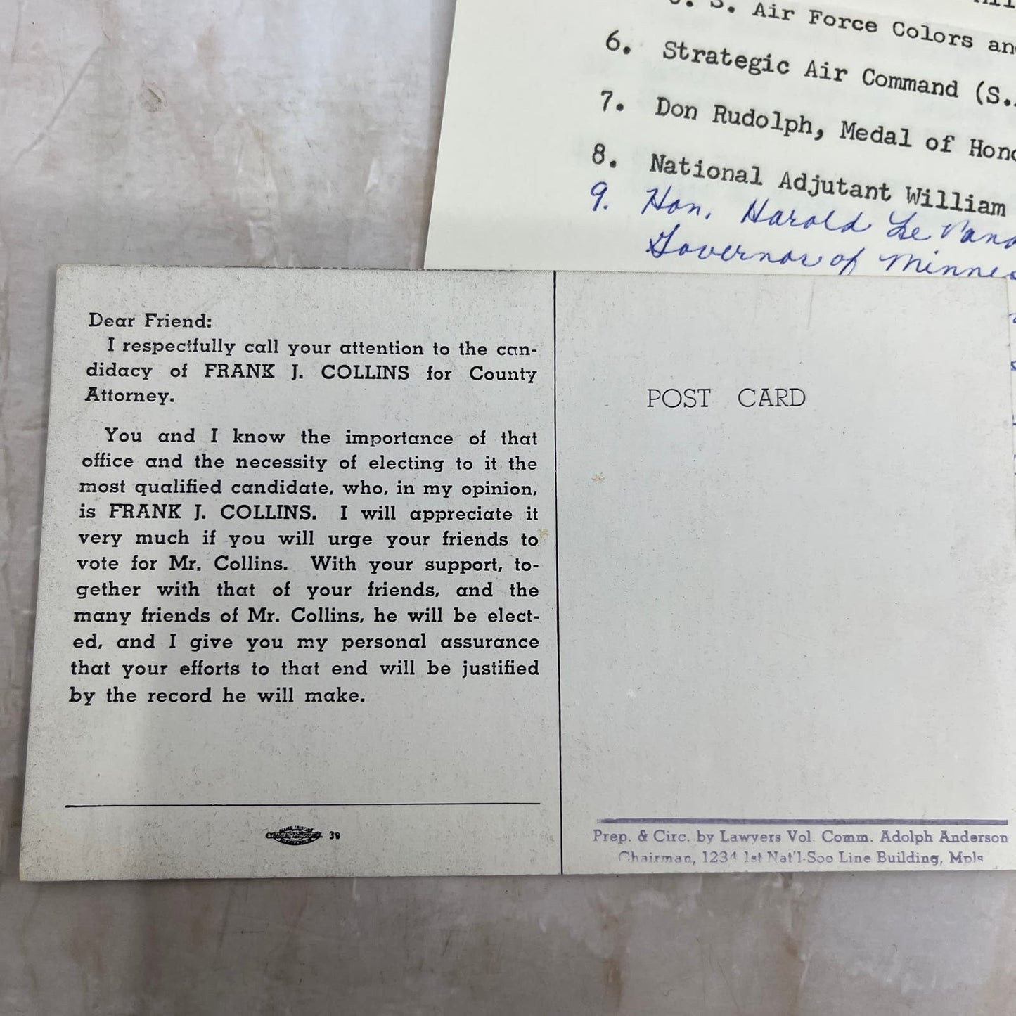 1969 American Legion 50th Anniversary Parade Minneapolis MN Ephemera TI9-P2