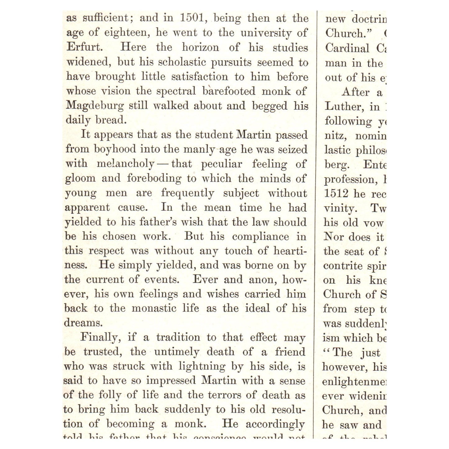 Martin Luther 1911 Engraving Print AF5-9