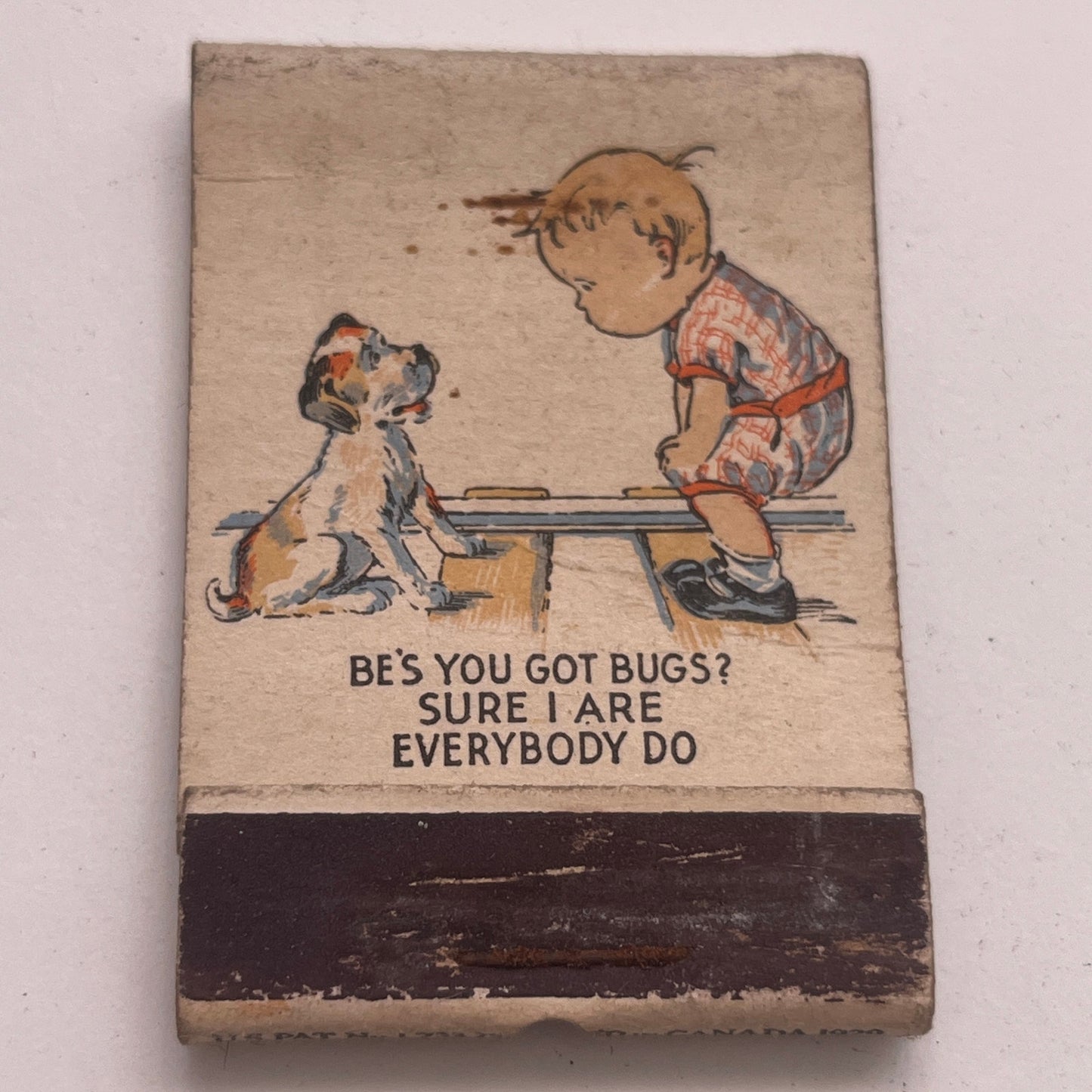 Col Leopold Philipp Disinfecting & Exterminating NY Vintage Matchbook TB8-MB2-8