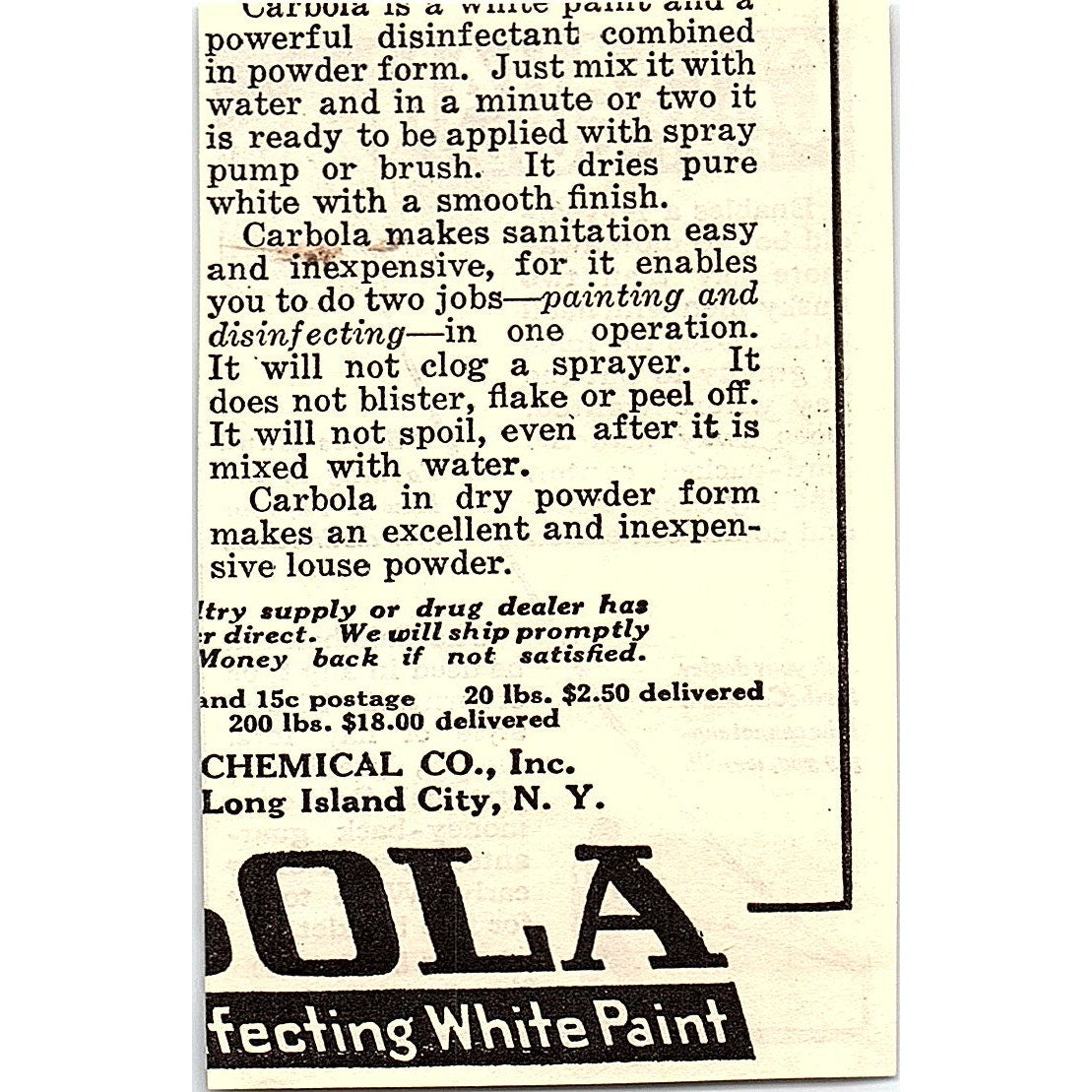 Callahan Hay Guide Callahan Distributor Co Wellsboro PA 1924 Ad AG3-M3