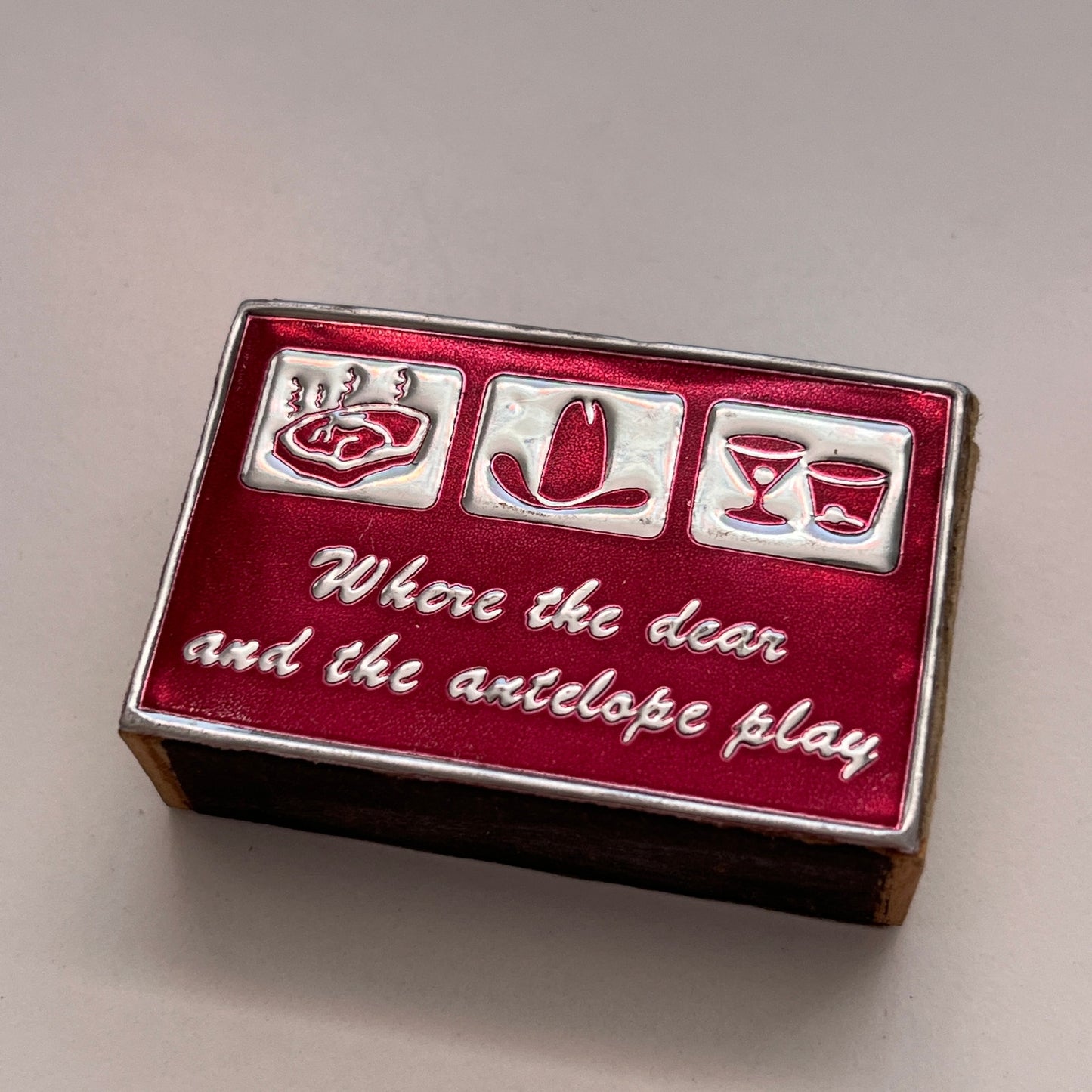 The Ponderosa Lodge Inn Flying W Ranch Lumberton NJ Vintage Matchbook TB6-MB3