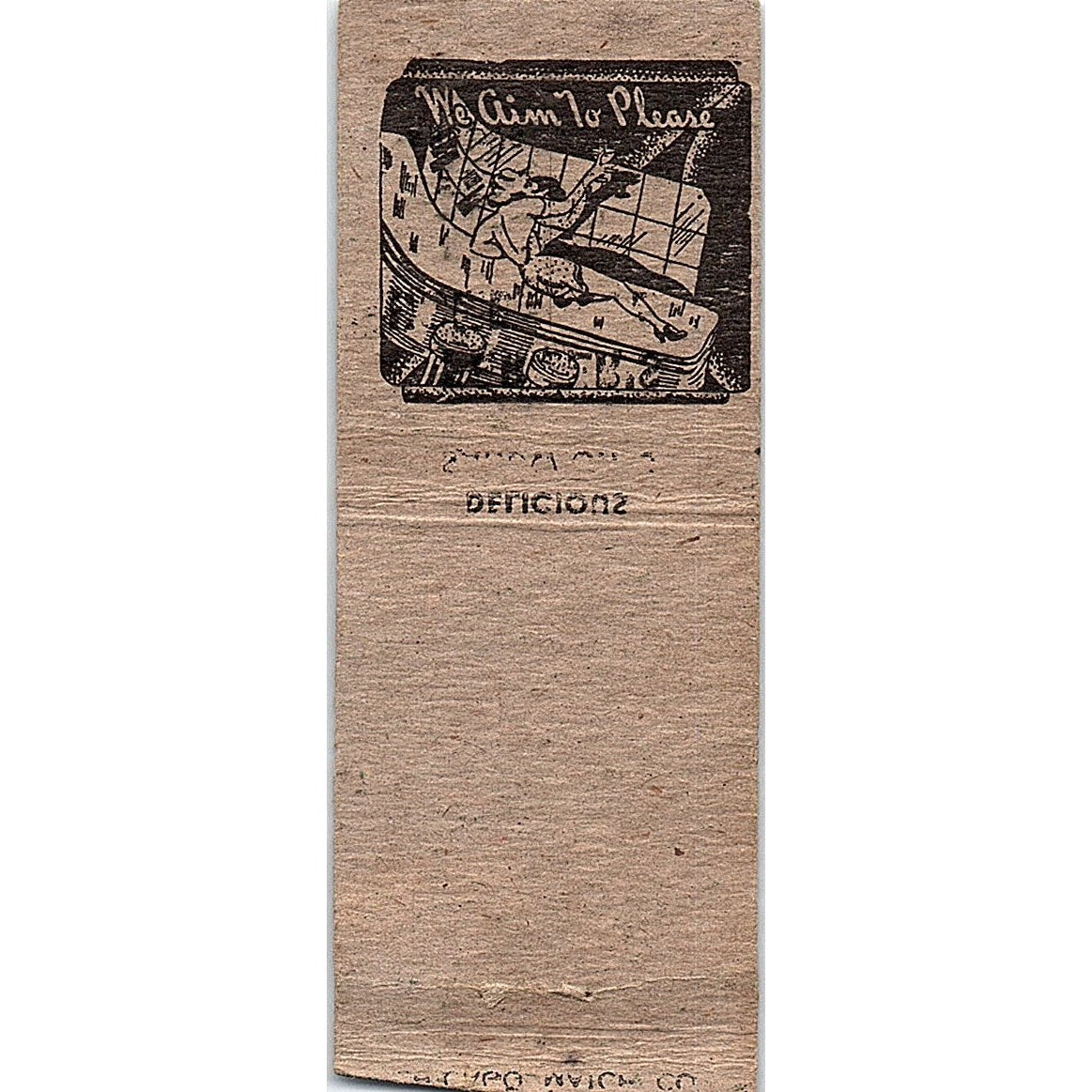 Farmers Home Tavern Frankie's Bar Abbotsford WI Vintage Matchbook Cover SF3-Y6