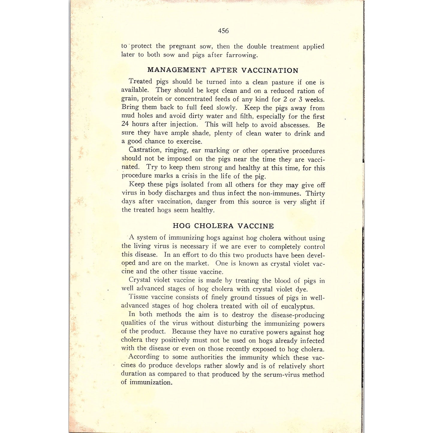 Hog Cholera 1945 Ames Iowa Farm Bulletin TK2-XB6