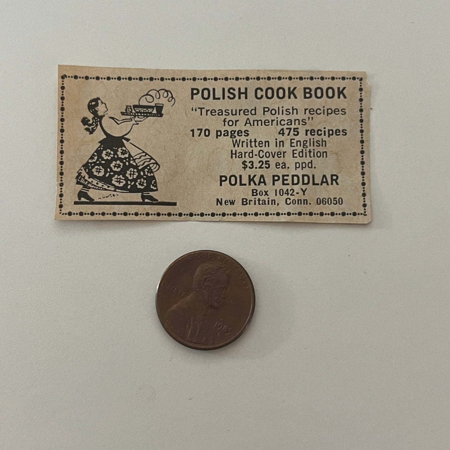 Polka Peddlar Polish Cook Book New Britain CT 1971 Magazine Ad SAG4-S18
