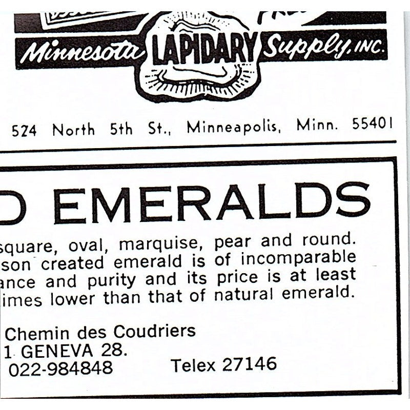 The Gem Guild Mill Valley CA 1972 Ad AF8-M1