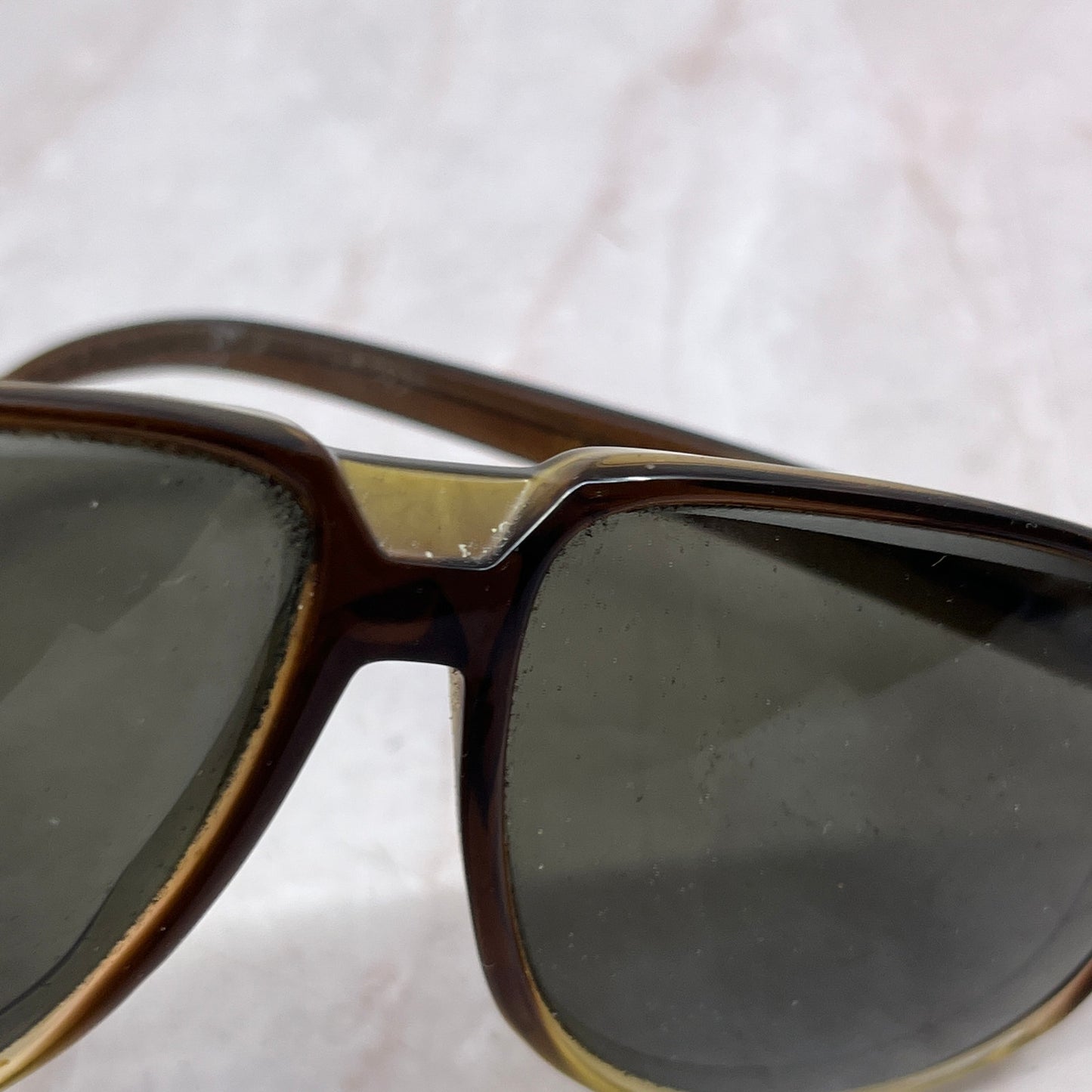 Retro American Optical Seafarer Smoke Ombre Sunglasses Eyeglasses Frame TG7-G4-4