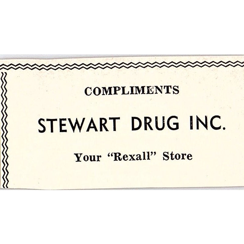 McKesson & Robbins Bakersfield, Stewart Drug Taft CA c1965 Ad AF8-S22