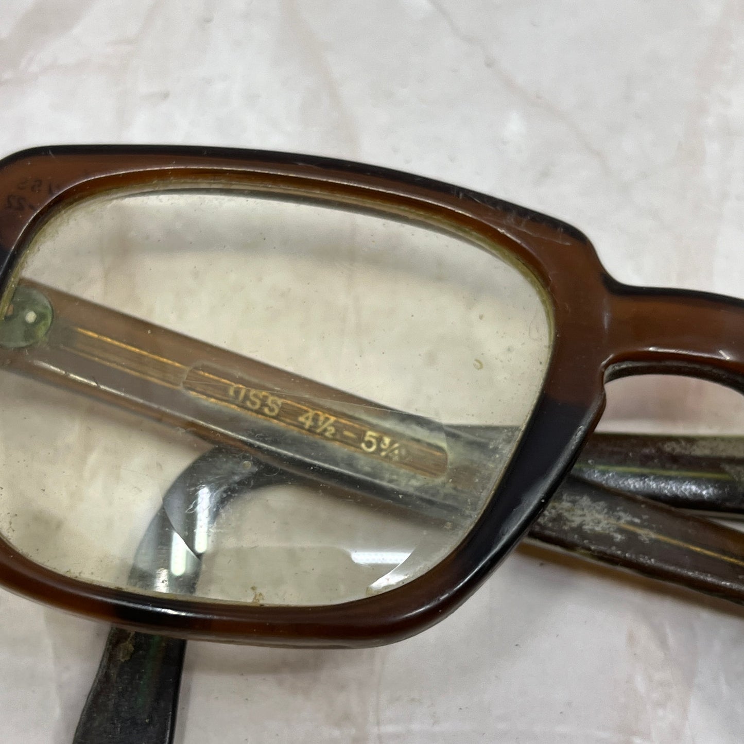 Retro USS Halo Military Glasses 4 1/2-5 3/4 Sunglasses Eyeglasses Frame TG7-G4-1