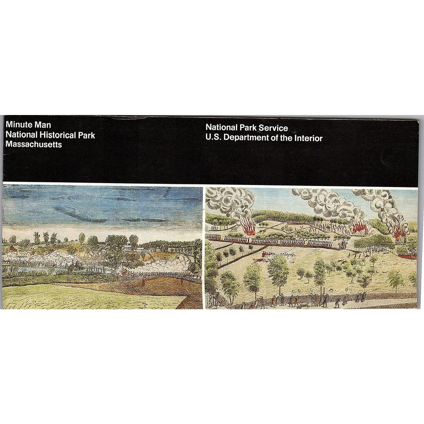 Minute Man National Historical Park Massachusetts Map & Travel Guide TH2-OP5