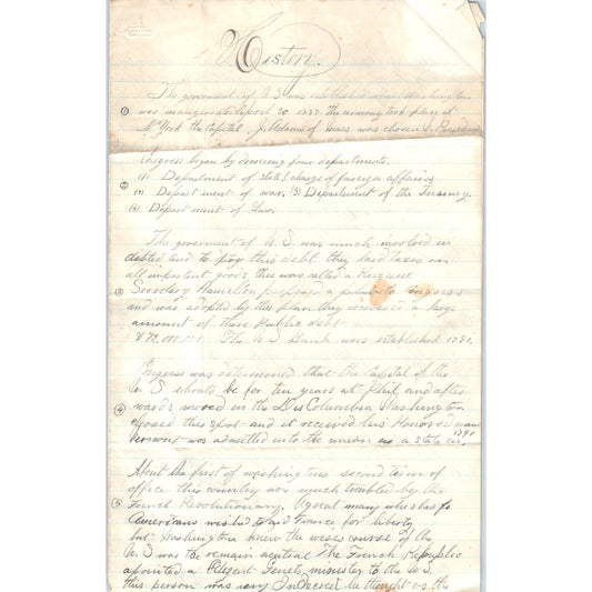 1870s Handwritten Schoolwork Lot P.S. Leaman, B. Elmer Leaman Soudersburg PA D23