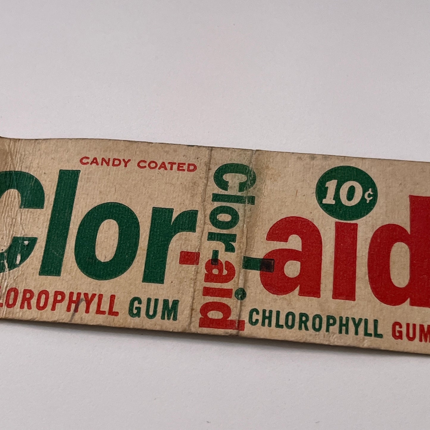Clor-Aid Chlorophyll Gum Vintage Matchbook Cover TB6-MB1-15
