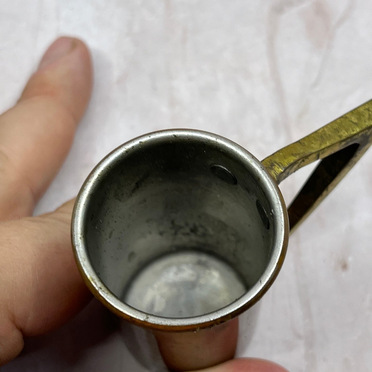 1920's Original Copper and Brass 1/4 Cup Measuring Cup TF4