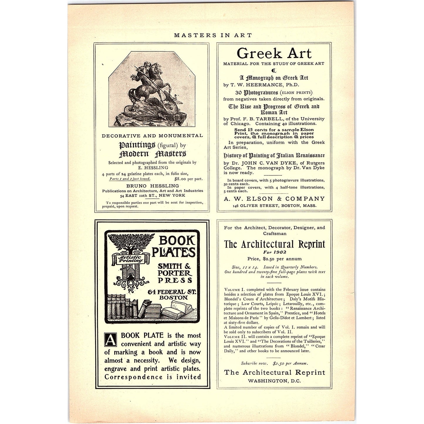 W&J Sloane Willow Furniture Broadway & 19th NY - 1902 Ad AF4-12
