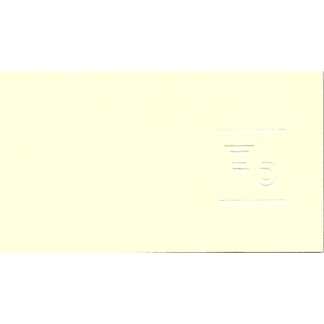 Terry Deyo CIC Deyo-Fawcett Ins Services Houston Vintage Business Card SD9-B6