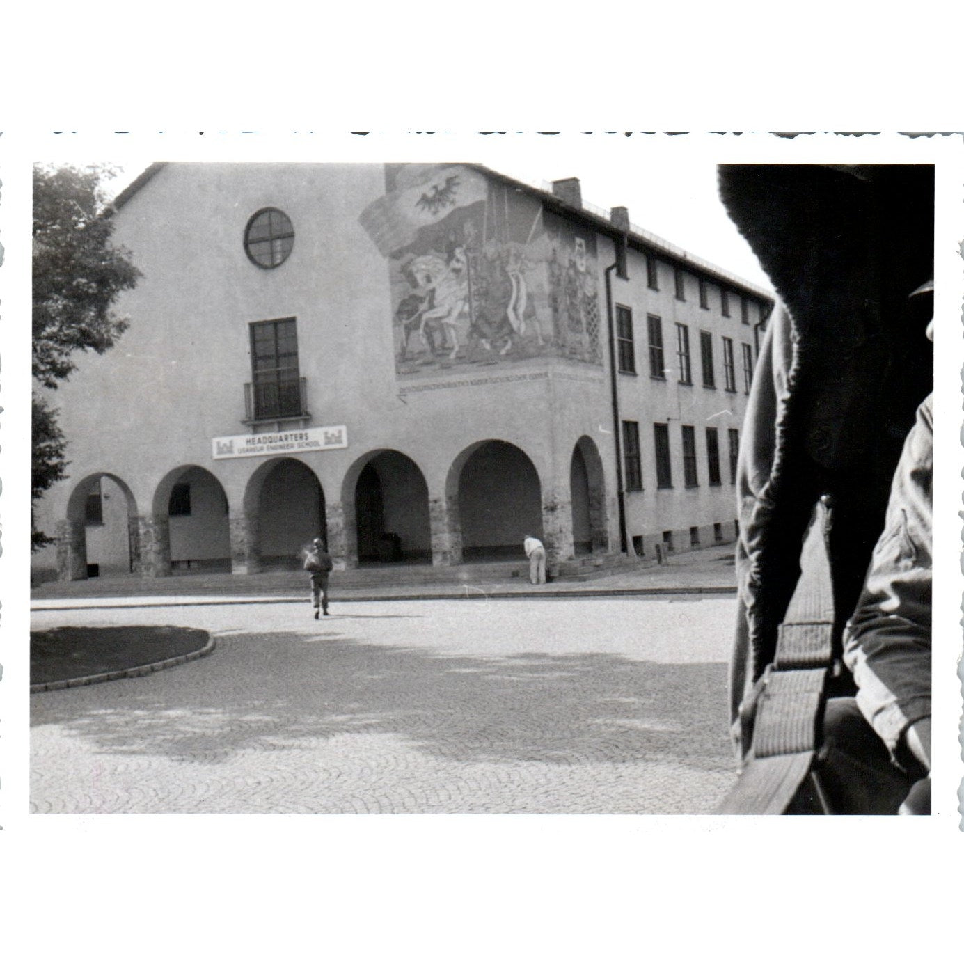 Headquarters of USAREUR Engineer School, Murnau c1954 Army Photo AF1-AP1