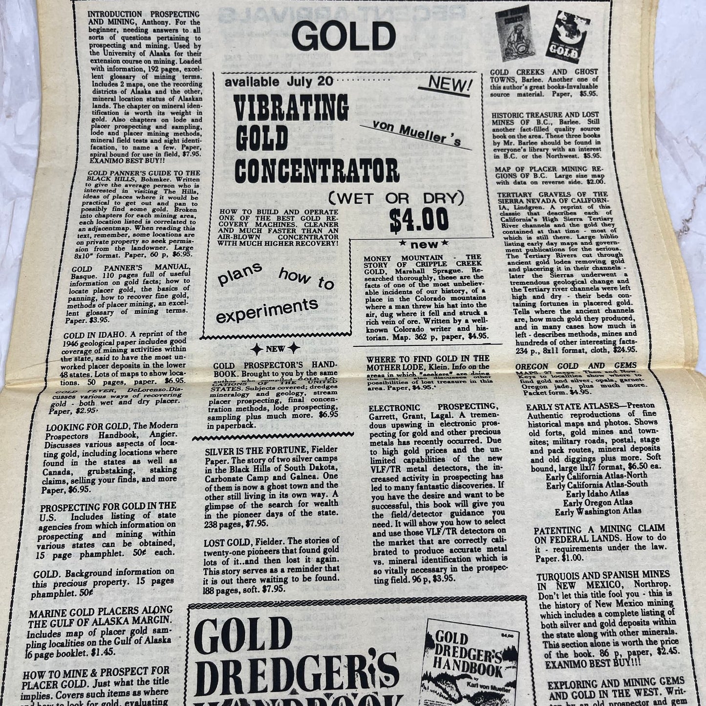 1980 - Exanimo Treasure Hunting Catalog Fremont Nebraska M11