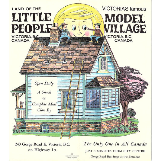 Victoria's Famous Model Village Victoria BC Travel Brochure TH2-TB4