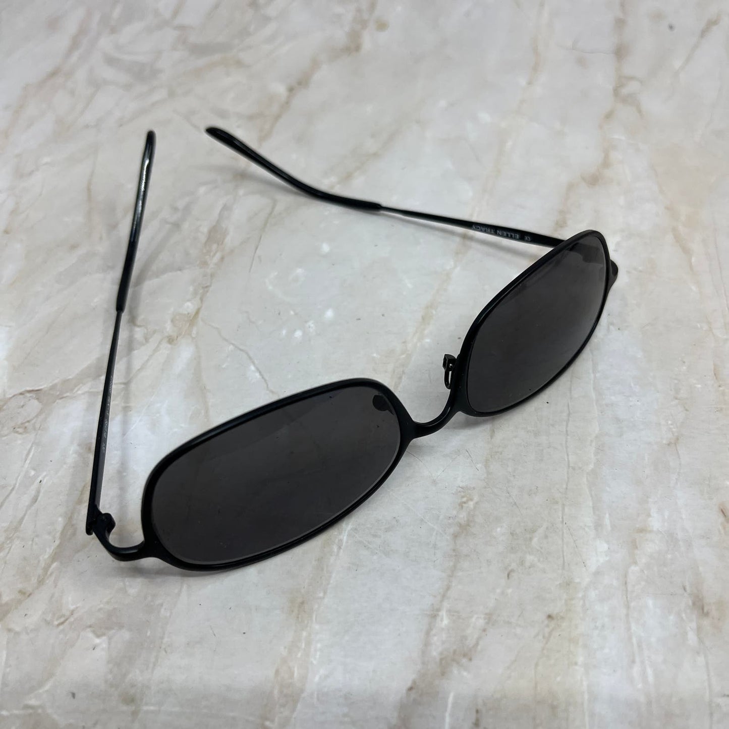 Vintage Ellen Tracy ETS668 Black Sunglasses Eyeglasses Frames TD5G4-5