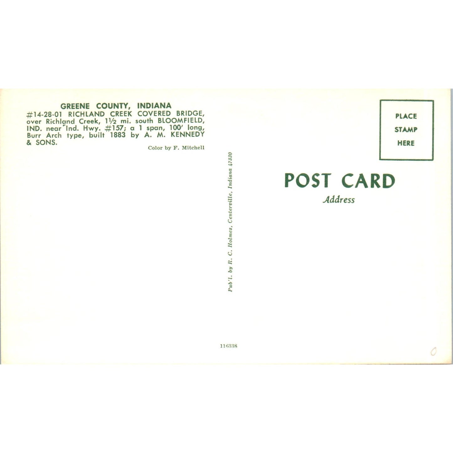 Humpback Bridge Covington VA Vintage Covered Bridge Postcard PC14