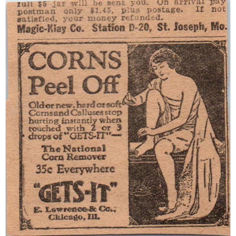 A.L. Rice Inc NY Paint Without Oil Powdr-Paint 1923 Magazine Ad Clip AE1-4