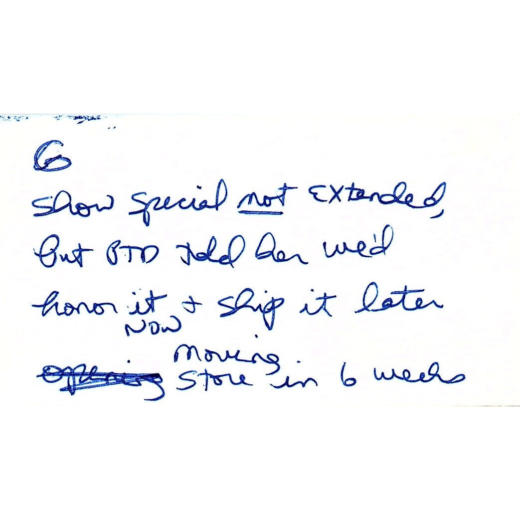 Education Station & Scrapbook Depot Denise Brumley San Marcos Vtg Card SC9-B10