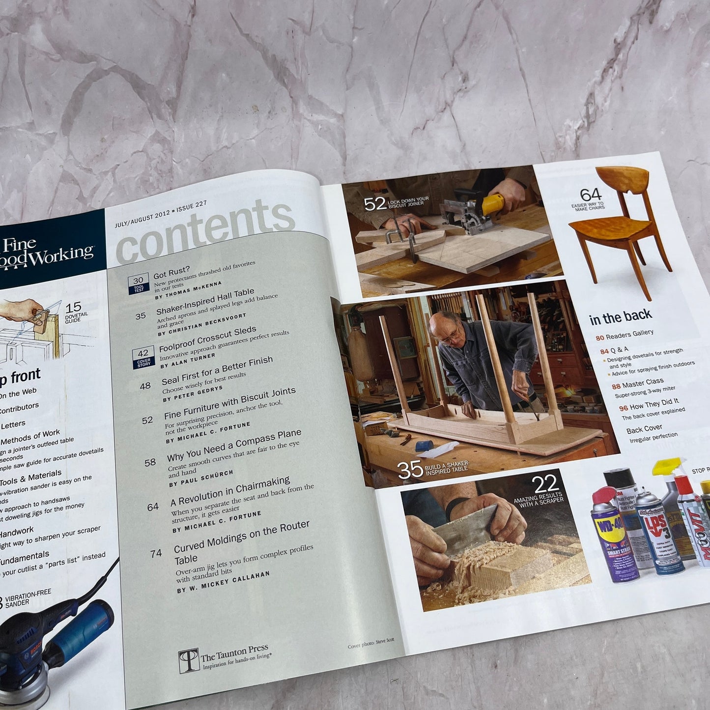 Crosscut Sled - Aug 2012 No. 227 - Taunton's Fine Woodworking Magazine M36