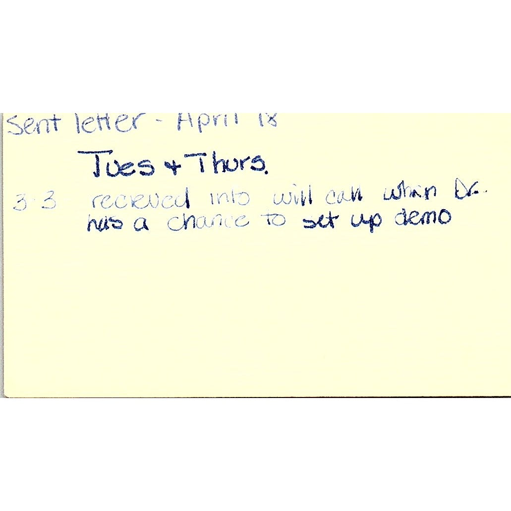 Adult and Pediatric Neurosurgery Anselmo Pineda CA Vintage Business Card SF3-B7