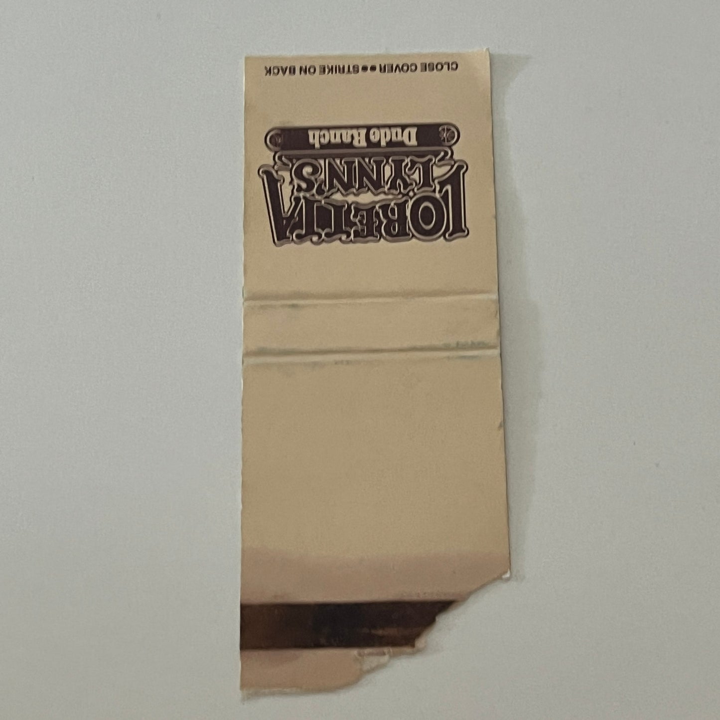 Loretta Lynn's Dude Ranch Vintage Matchbook Cover TB6-MB2-4