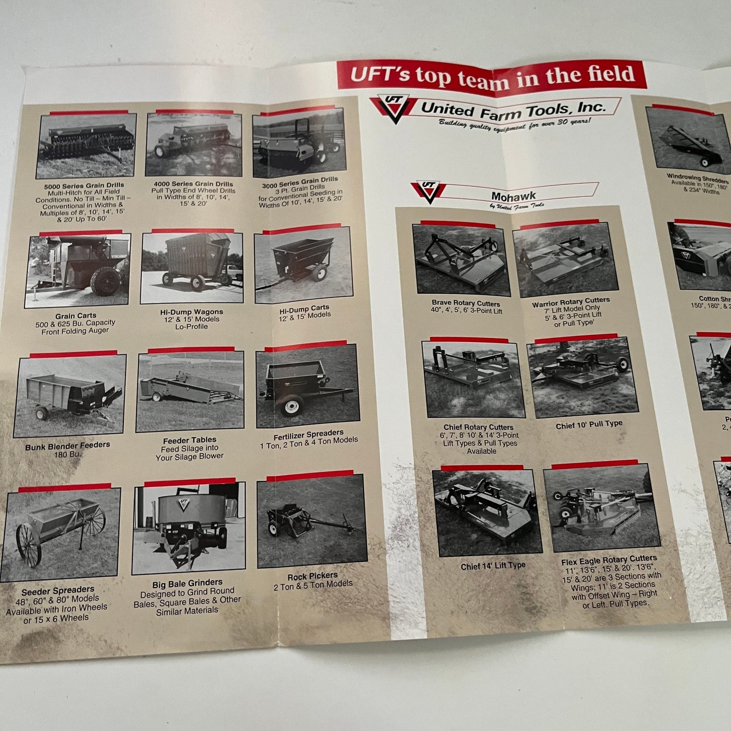 UFT United Farm Tools Inc Vintage Brochure AJ2-H7