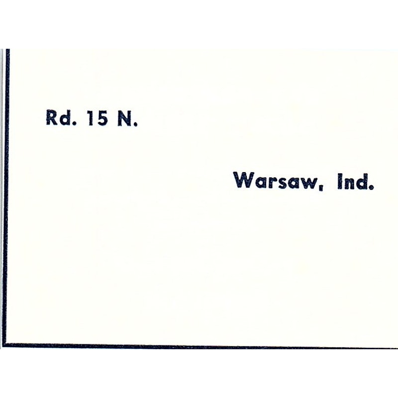 Ray Faulkner's Mobil Service Pierceton Indiana 1964 Ad AG1-S10