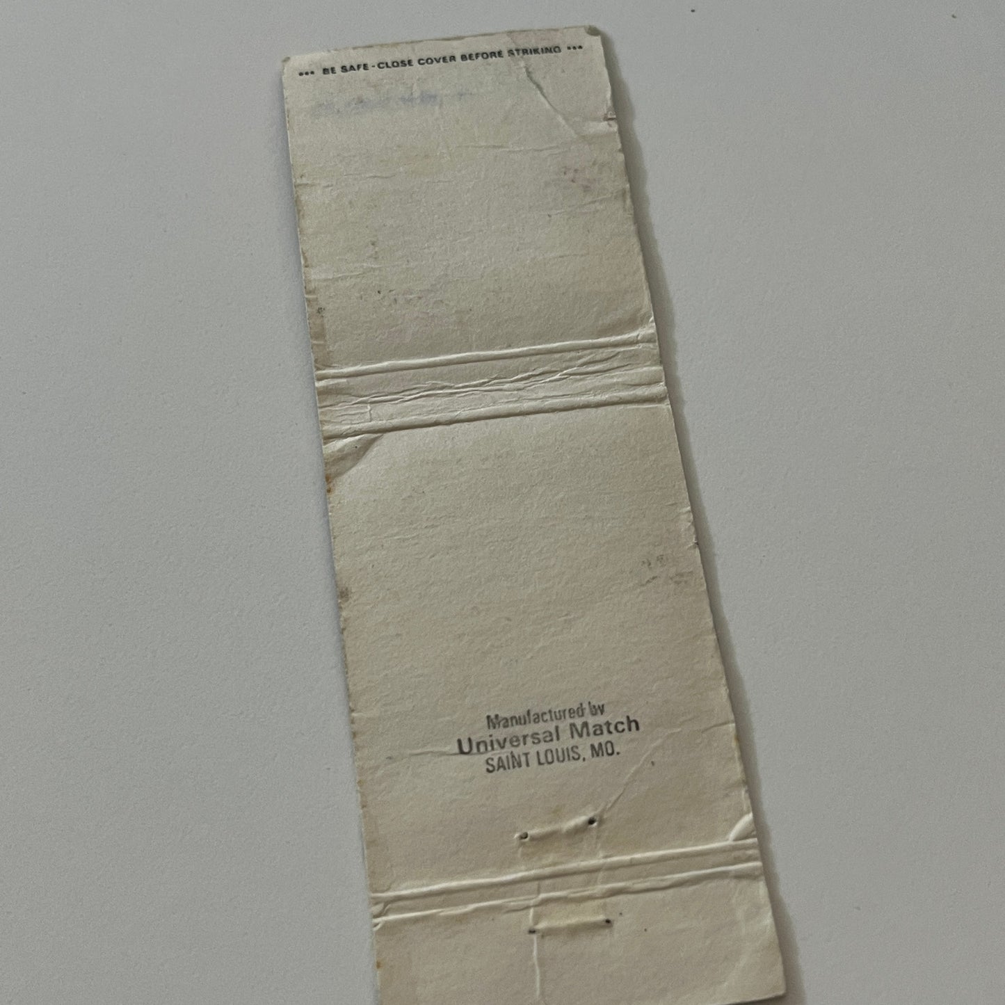 Alcatraz Souvenir Matchbook Cover TB6-MB2-5