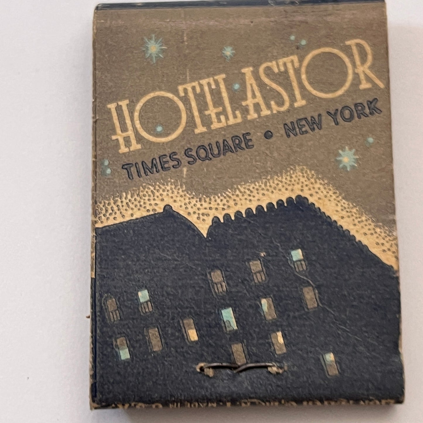 Hotel Astor New York Vintage Matchbook Cover TB8-MB3-2