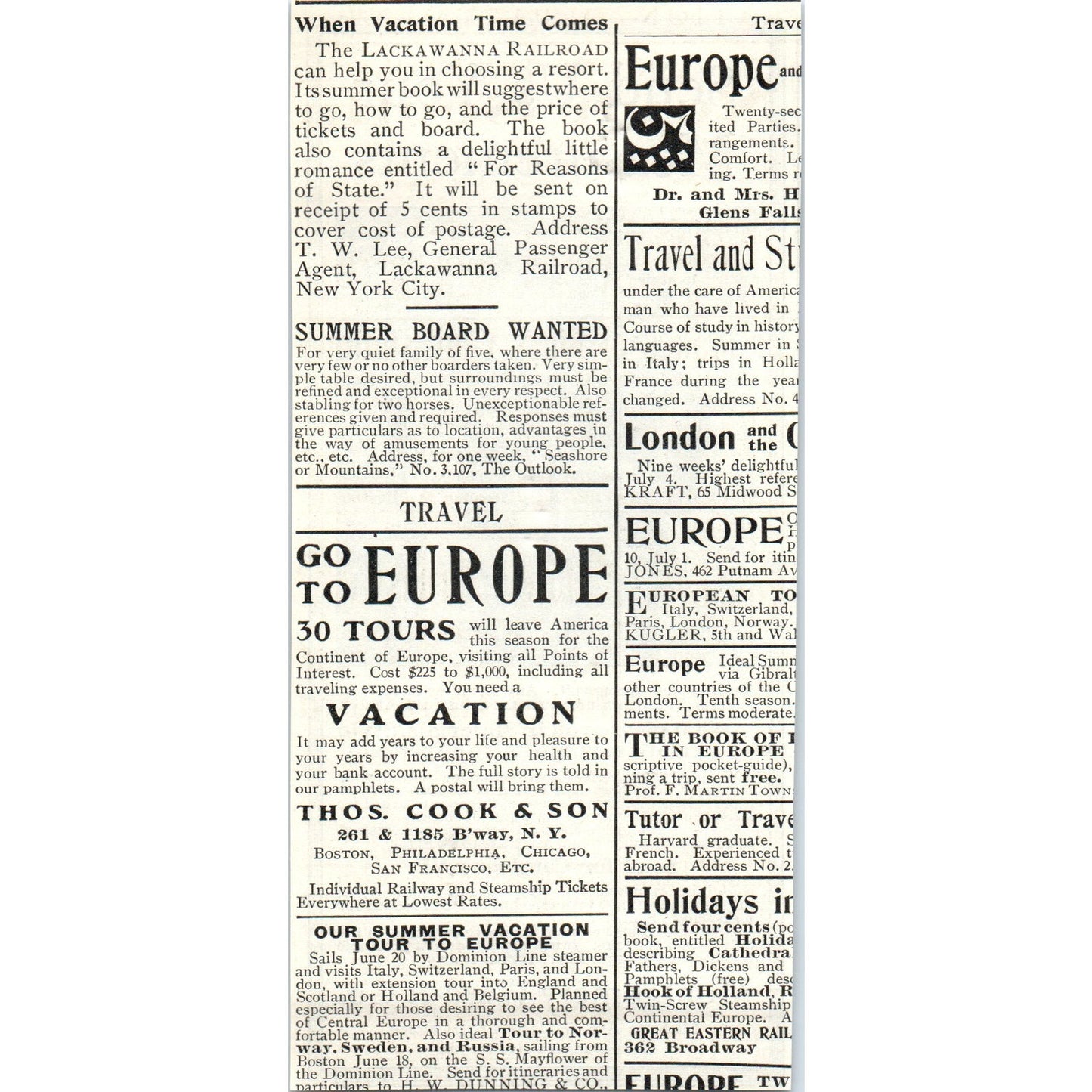 Send Us Your Measurements Montgomery Ward & Co Chicago 1903 Magazine Ad AF7-E4
