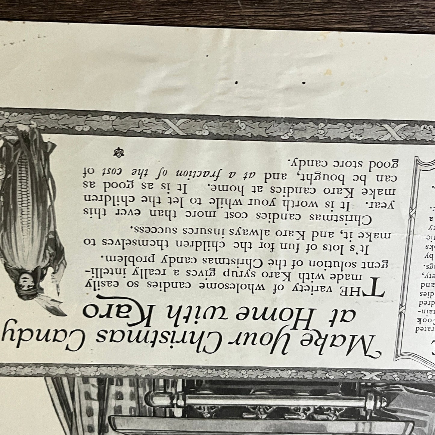 Karo Syrup 1919 J. C. Leyendecker Corn Products Refining Co Magazine Ad 10x13 V3