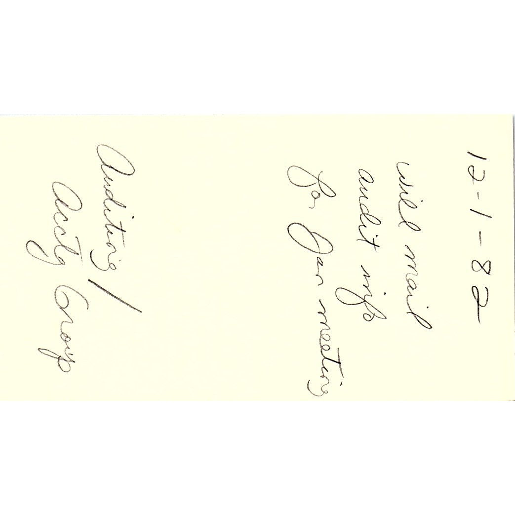 Lenora Ohlenbusch Edwab, Ohlenbusch & Shurig CPA Houston TX Business Card SD9-B1