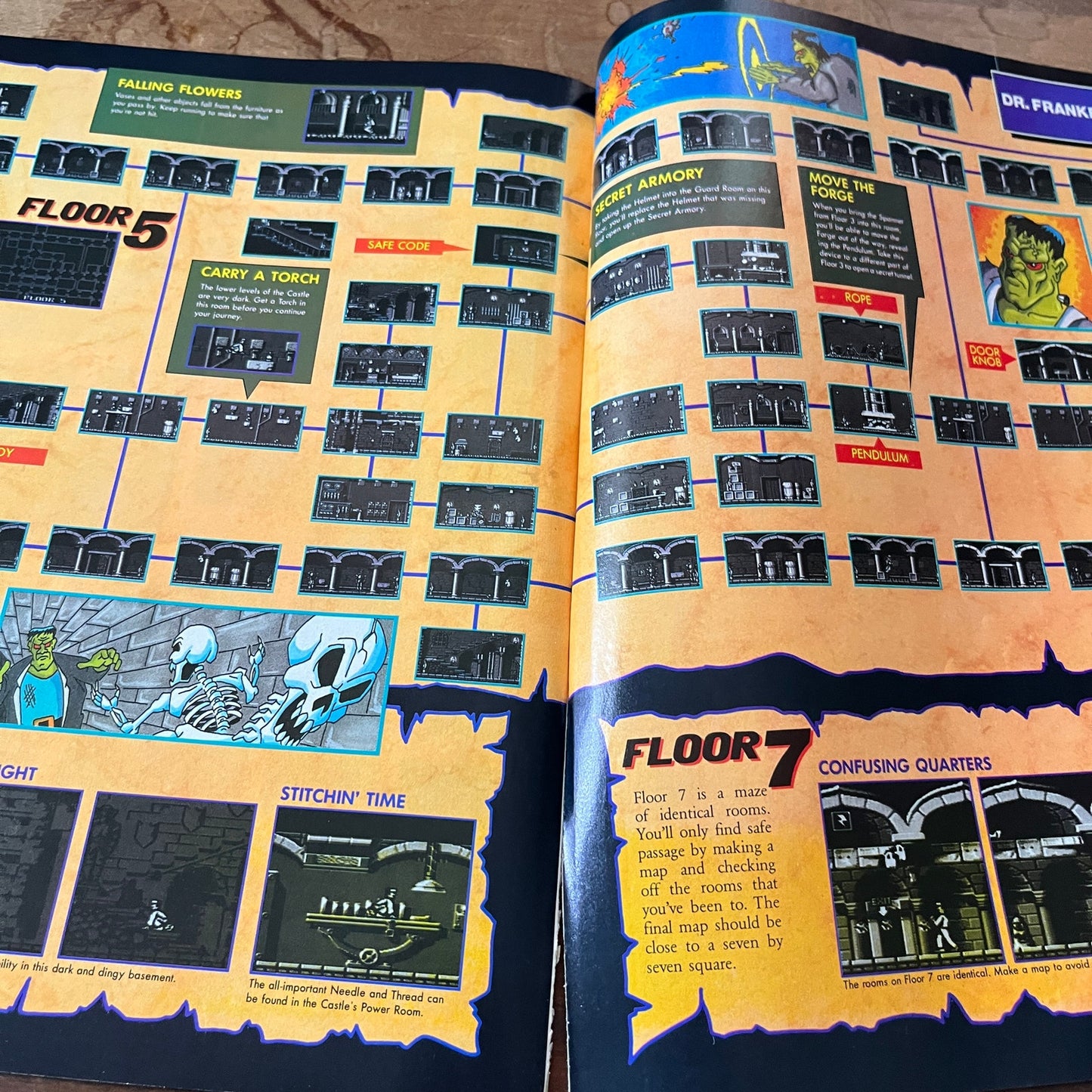 Dr. Franken Game Boy Game 4 Page Strategy Guide 1992 Article AG1-11