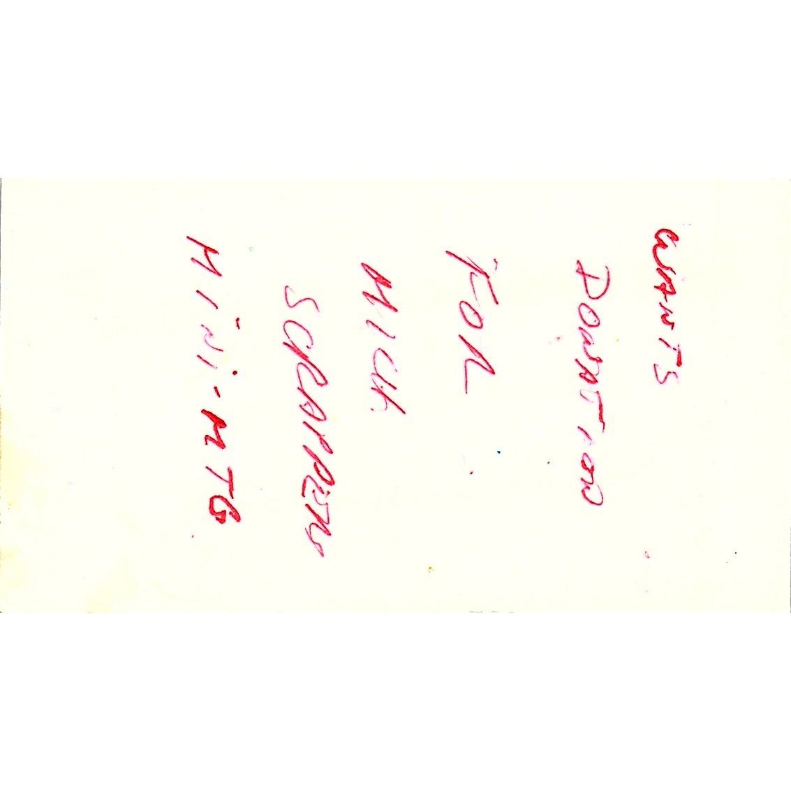 Country Crafts Joyce Wagner South Haven MI Vintage Business Card TH2-B1