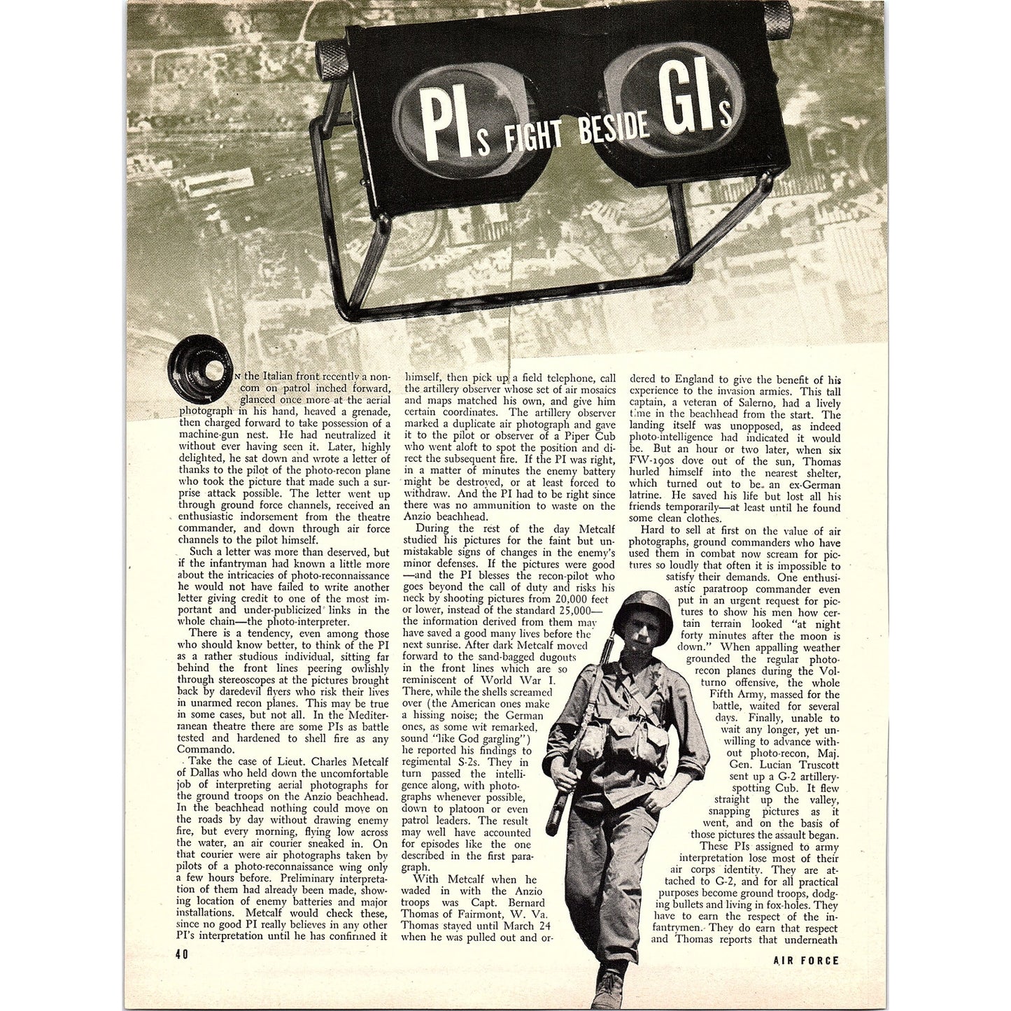 Saipan Landing With 7th Air Force Engineers 1944 WWII Article AG2-4